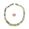 Rectangular - Sea Green Roman Glass Beads, Genuine Glass Found in Afghanistan, Matte Glass Beads for Jewelry Making, The Bead Chest